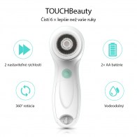 TOUCHBeauty 0759A Čistiaca kefka na pleť 3v1 ružová