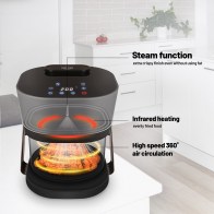 Lauben Glass&SteamAir® Fryer 4500BG