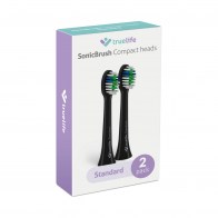 TrueLife SonicBrush Compact-series heads Standard black 2 pack